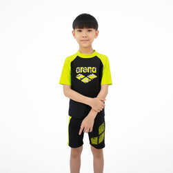 arena Junior Swim Top- AUV23380-BKGN